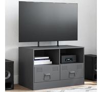 BOWEKAM Centri di intrattenimento e supporti TV - Mobile TV Antracite 67x39x44 cm Acciaio