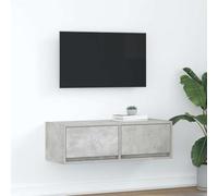 BOWEKAM Centri di intrattenimento e supporti TV-Mobile TV grigio cemento 80x31x25,5 cm Legno Ingegnerizzato