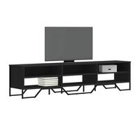 BOWEKAM Centri di intrattenimento e supporti TV - Mobile TV Nero 180x34x41 cm Legno Ingegnerizzato