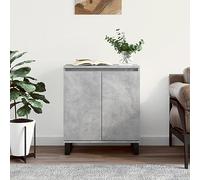 BOWEKAM Credenza Grigio Cemento 60x35x70 cm Ingegnerizzato Arredamento in Legno,Armadietti & Stoccaggio,Buffet & Credenze