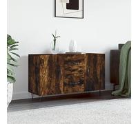 BOWEKAM Credenza Rovere Affumicato 100x36x60 cm Ingegnerizzato Arredamento,Armadietti & Stoccaggio,Buffet & Credenze