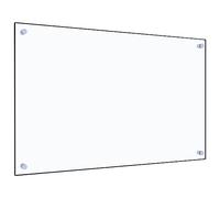 BOWEKAM Cucina & Pranzo-Utensili da cucina & Utensili - Cucina Backsplash Trasparente 80 x 50 cm Vetro Temperato
