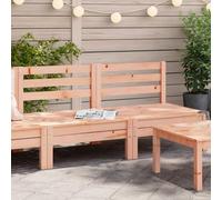 BOWEKAM Divani da giardino senza braccioli Douglas in legno massello, 2 pezzi