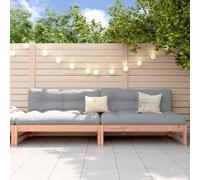 BOWEKAM Divani Medio Giardino 2 pz 120x80 cm Legno Massello Douglas