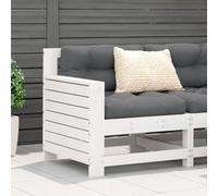 BOWEKAM Divano componibile per esterni, con braccioli da giardino, 69 x 62 x 70,5 cm, in legno massello di pino