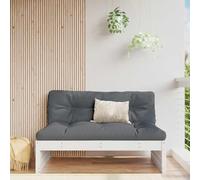 BOWEKAM Divano componibile per esterni - Divano componibile per esterni, 120 x 80 cm, in legno massello di pino bianco