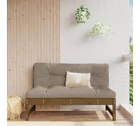 BOWEKAM Divano componibile per esterni - Divano componibile per esterni, divano centrale, 120 x 80 cm, in legno massello di pino