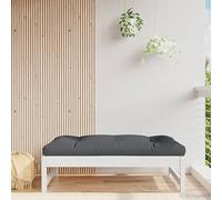 BOWEKAM Divano componibile per esterni, poggiapiedi da giardino, 120 x 80 cm, in legno massello di pino