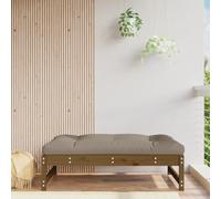 BOWEKAM Divano componibile per esterni, poggiapiedi da giardino, 120 x 80 cm, in legno massello di pino
