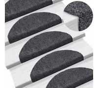 BOWEKAM Forniture per la casa, gradini per scale, 15 pezzi, autoadesivi, 65 x 21 x 4 cm, grigio scuro