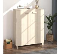 BOWEKAM HAMAR - Scarpiera per casa e giardino, 85 x 40 x 108 cm, in legno massello di pino, colore: marrone