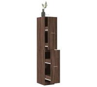 BOWEKAM Home & Garden-Armadietto farmaceutico in rovere marrone, 30 x 41 x 174,5 cm