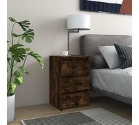 BOWEKAM Home & Garden-Armadietto Letto Rovere Fumé 40x35x62,5 cm Legno Ingegnerizzato - Scelta