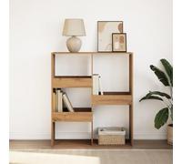 BOWEKAM Home & Garden Armadio per libreria/divisorio in rovere artisiano, 100 x 33 x 115 cm