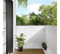 BOWEKAM Home & Garden-Balcone Paravento Bianco 120x800 cm 100% Poliestere Oxford - Scelta