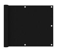 BOWEKAM Home & Garden-Balcone Paravento Nero 75x400 cm Tessuto Oxford - Scelta