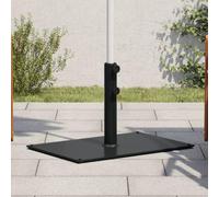 BOWEKAM Home & Garden-Base per ombrellone per pali da 32/38/48 mm, 15 kg, rettangolare, a scelta