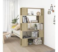 BOWEKAM Home & Garden-Book Cabinet Divisorio Rovere Sonoma 100x24x155 cm Ingegnerizzato Legno - Scelta