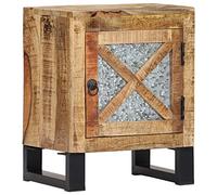 BOWEKAM Home & Garden-Comodino 40x30x50 cm in legno massello di mango - Scelta