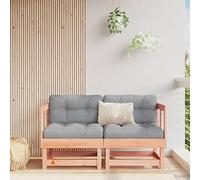 BOWEKAM Home & Garden-Divani ad angolo con cuscini 2 pezzi in legno massello Douglas-scelta