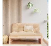 BOWEKAM Home & Garden-Divano Medio 120x80 cm Legno Massello Pino Scelta Mobili