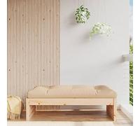 BOWEKAM Home & Garden-Garden, poggiapiedi, 120 x 80 cm, in legno massello di pino
