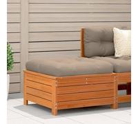 BOWEKAM Home & Garden-Garden - Poggiapiedi in legno massello di pino, 62 x 63,5 x 32 cm, colore: Marrone
