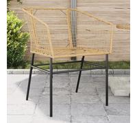 BOWEKAM Home & Garden-Garden Sedie 2 pz Marrone Poly Rattan-FChitar-Scelta