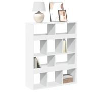 BOWEKAM Home & Garden-Libreria Bianco 100x33x125,5 cm Legno Ingegnerizzato - Scelta