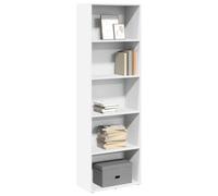 BOWEKAM Home & Garden-Libreria Bianco 60x30x189 cm Legno Ingegnerizzato - Scelta