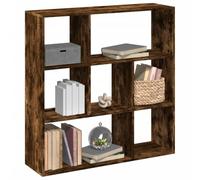 BOWEKAM Home & Garden-Libreria Divisorio Rovere Fumé 102x29x103,5 cm Legno Ingegnerizzato - Scelta
