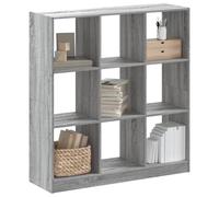BOWEKAM Home & Garden-Libreria Grigio Sonoma 102x32x108 cm Legno Ingegnerizzato - Scelta