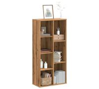 BOWEKAM Home & Garden-Libreria Rovere Artigianale 50x25x105 cm Legno Ingegnerizzato - Scelta