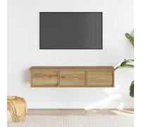BOWEKAM Home & Garden-Mobile da parete in rovere artigianale 88x26x18,5 cm legno ingegnerizzato - Scelta