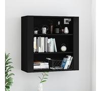 BOWEKAM Home & Garden-Mobile da parete nero 80x33x80 cm in legno ingegnerizzato - Scelta