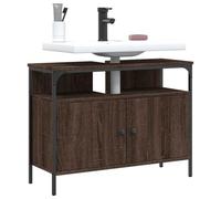 BOWEKAM Home & Garden-Mobile Lavandino Bagno Rovere Marrone 80x30x60 cm Legno Ingegnerizzato - Scelta