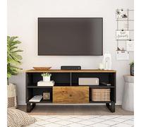 BOWEKAM Home & Garden-Mobile TV 100x33x46 cm legno massello mango & legno ingegnerizzato - Scelta