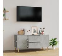 BOWEKAM Home & Garden-Mobile TV Grigio Cemento 102x44.5x50 cm Legno Ingegnerizzato - Scelta