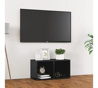 BOWEKAM Home & Garden-Mobile TV grigio lucido 72 x 35 x 36,5 cm in legno ingegnerizzato - Scelta