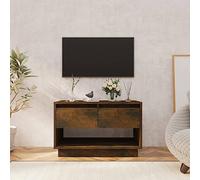 BOWEKAM Home & Garden-Mobile TV Rovere Fumé 70x41x44 cm Legno Ingegnerizzato - Scelta