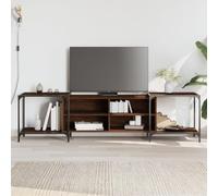 BOWEKAM Home & Garden-Mobile TV Rovere Marrone 203x37x50 cm Legno Ingegnerizzato - Scelta