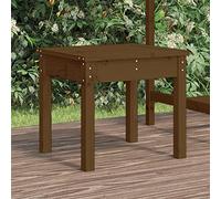 BOWEKAM Home & Garden-Panca da giardino marrone 50 x 44 x 45 cm in legno massello di pino - mobili a scelta
