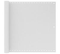 BOWEKAM Home & Garden - Paravento da balcone bianco 90 x 300 cm HDPE a scelta