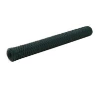 BOWEKAM Home & Garden - Recinzione in filo di acciaio con rivestimento in PVC, 25 x 1,2 m, colore: Verde