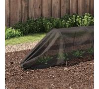 BOWEKAM Home & Garden-Reti Tunnel 2 pz Nero Acciaio e Polietilene-Mobili Scelta