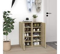 BOWEKAM Home & Garden-Scarpiera 2 pz Rovere Sonoma 32x35x70 cm Legno Ingegnerizzato - Scelta