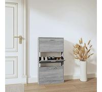 BOWEKAM Home & Garden-Scarpiera grigio Sonoma 59x17x108 cm in legno ingegnerizzato - Scelta
