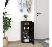 BOWEKAM Home & Garden-Scarpiera Nero 32x35x70 cm Legno Ingegnerizzato - Scelta