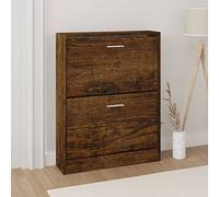 BOWEKAM Home & Garden-Scarpiera Rovere Fumé 59x17x81 cm Legno Ingegnerizzato - Scelta