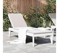 BOWEKAM Home & Garden-Sdraio Bianco 186x60x29 cm PP - Scelta